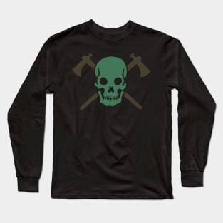 Skull Tomahawk Long Sleeve T-Shirt